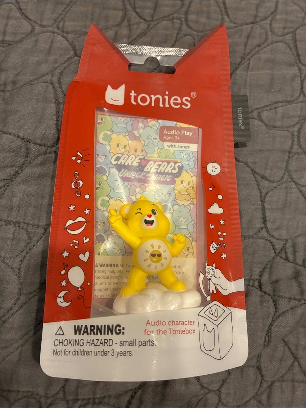 NWT Tonies Care Bears Sunshine Bear Tonie Figure